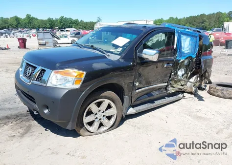 2012 Nissan Armada Platinum z USA, uszkodzony, nr VIN 5N1BA0ND5CN613848